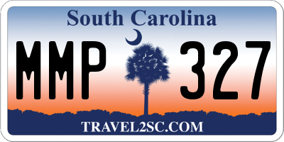 SC license plate MMP327