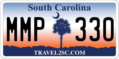 SC license plate MMP330