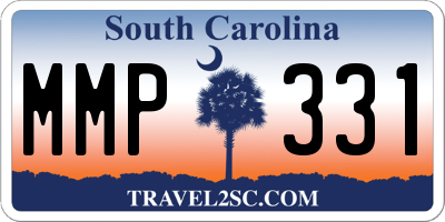 SC license plate MMP331