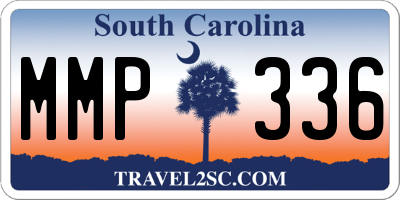 SC license plate MMP336