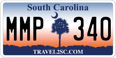 SC license plate MMP340