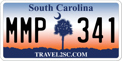 SC license plate MMP341