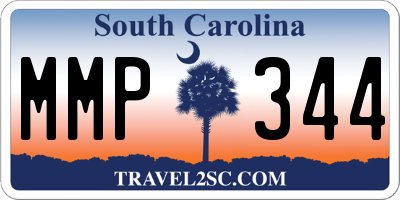 SC license plate MMP344