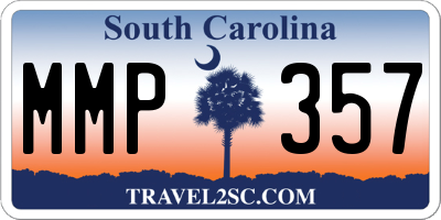 SC license plate MMP357