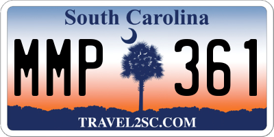 SC license plate MMP361