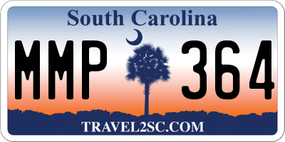 SC license plate MMP364