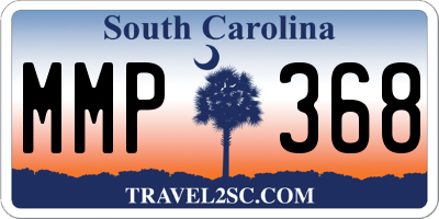SC license plate MMP368