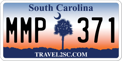 SC license plate MMP371