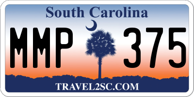 SC license plate MMP375