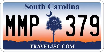 SC license plate MMP379