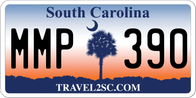 SC license plate MMP390