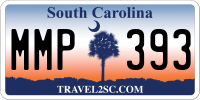 SC license plate MMP393