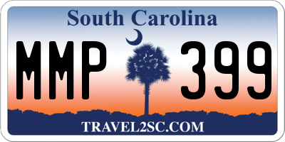 SC license plate MMP399
