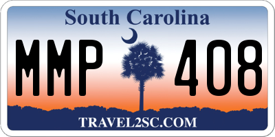 SC license plate MMP408