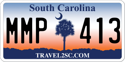 SC license plate MMP413