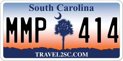 SC license plate MMP414