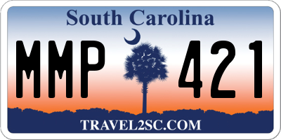 SC license plate MMP421