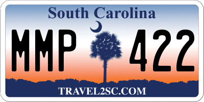 SC license plate MMP422