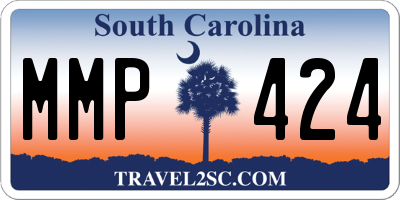 SC license plate MMP424