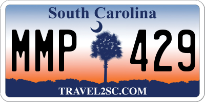 SC license plate MMP429