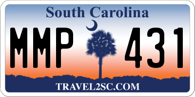 SC license plate MMP431