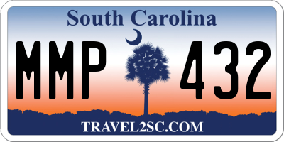 SC license plate MMP432