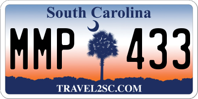 SC license plate MMP433