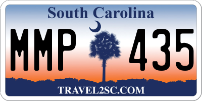 SC license plate MMP435