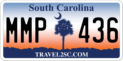SC license plate MMP436