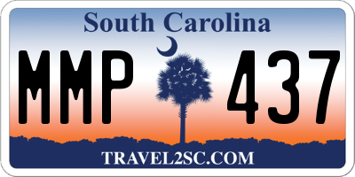 SC license plate MMP437