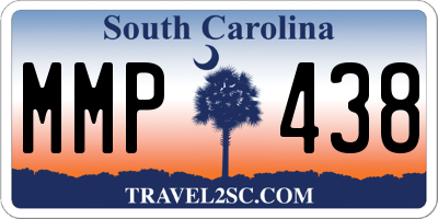 SC license plate MMP438