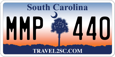 SC license plate MMP440