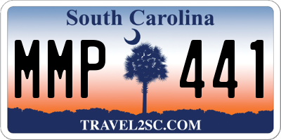 SC license plate MMP441