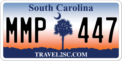 SC license plate MMP447