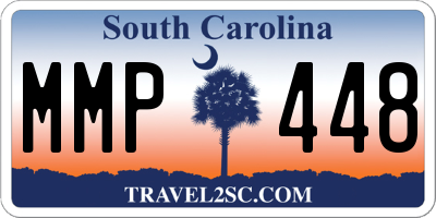 SC license plate MMP448