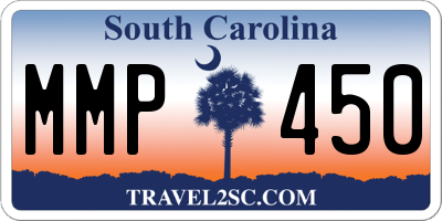 SC license plate MMP450