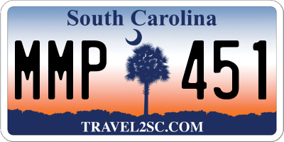 SC license plate MMP451