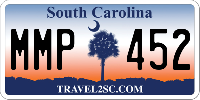 SC license plate MMP452