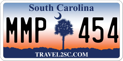 SC license plate MMP454