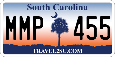 SC license plate MMP455
