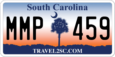 SC license plate MMP459