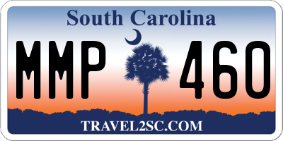 SC license plate MMP460