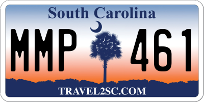 SC license plate MMP461