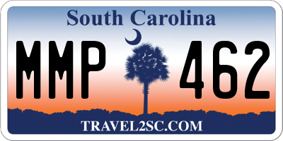 SC license plate MMP462