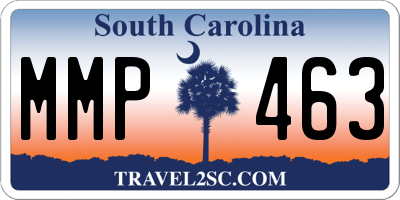 SC license plate MMP463