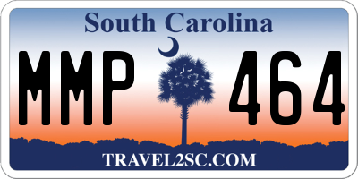 SC license plate MMP464