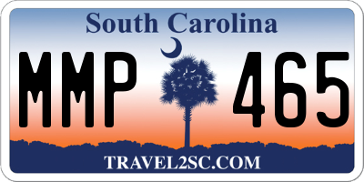 SC license plate MMP465