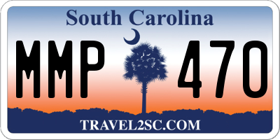 SC license plate MMP470