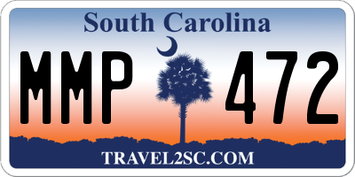 SC license plate MMP472