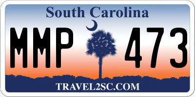 SC license plate MMP473